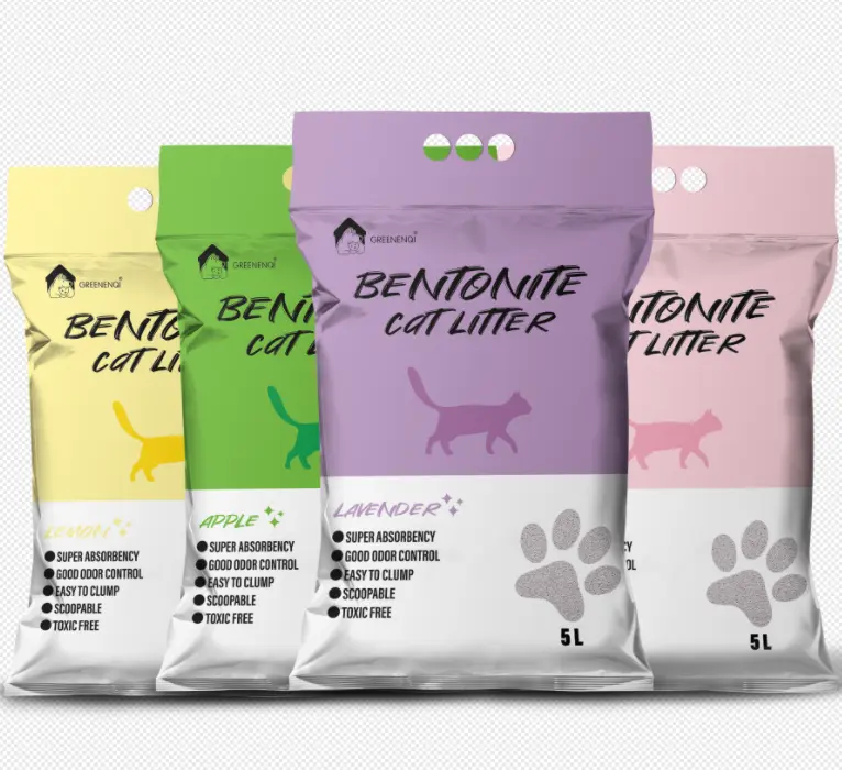 Premium Private Label Clumping Bentonite cat litter Hot Sale in Indonesia